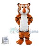 Adult Plush Tiger Mascot Costume	