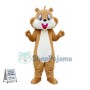 Lively Light Brown Squirrel Mascot Costume	