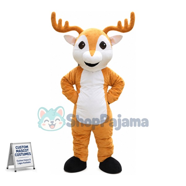 Light Brown Deer Mascot Costume	