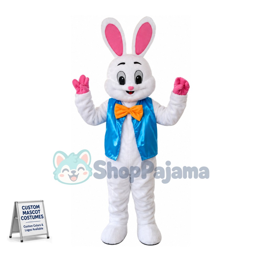 Adorable Easter Bunny Mascot Costume