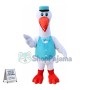 Waiter Long Beak Bird Mascot Costume	