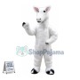 White Goat Long Fur Mascot Costume 