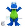 Simple Style Cartoon Blue Dragon Mascot Costume	