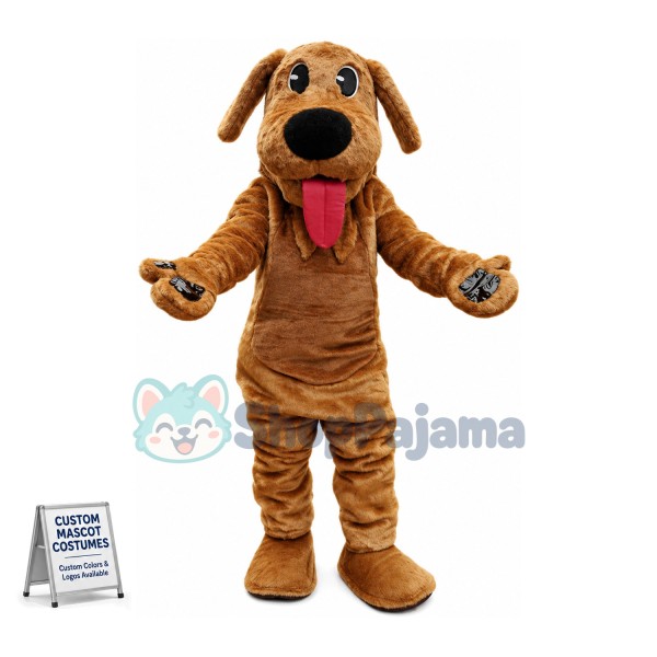 Lovely Hound Dog Mascot Costume	