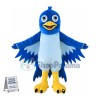 Screaming Blue Bird Mascot Adult Costume	