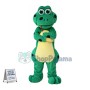 Hungry Green Toad Mascot Costume	