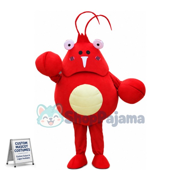 Deluxe Sea Red Crab Mascot Costume	