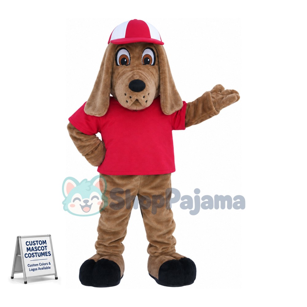 Hound Dog Mascot Costume Animal Fancy Dress Costume 