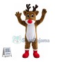 Rudolph the Red Nosed Reindeer Mascot Costume For Christmas