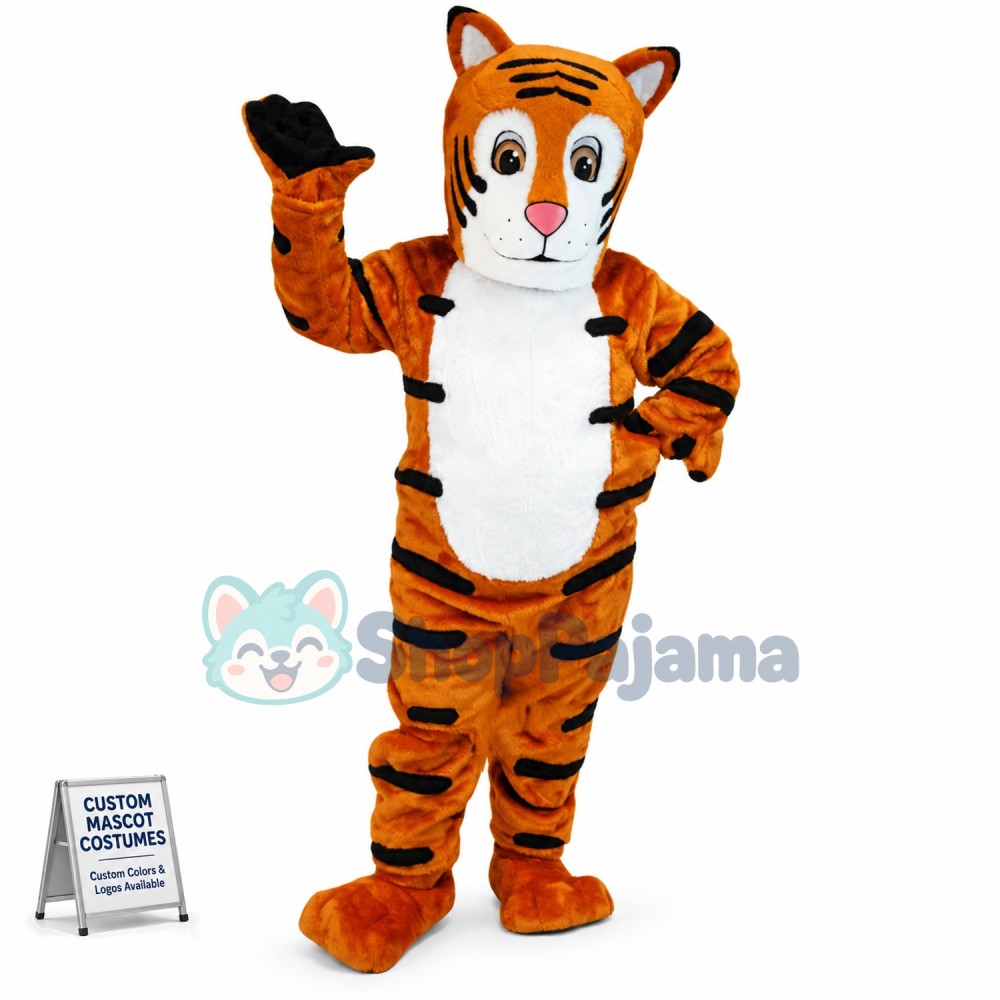 Young Tiger Animal Mascot Costume 