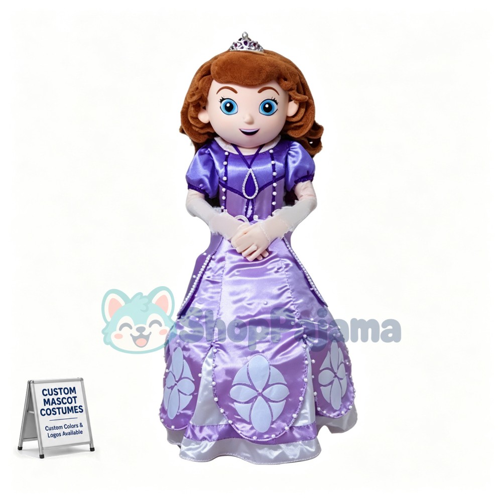 Beautiful Princess Sofia Mascot Costume 