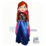 Optimistic Princess Anna Frozen Mascot Costume 