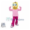 Canary Girl Mascot Cartoon Costume