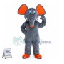 Adult Grey Elephant Mascot Costume 