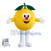 Cartoon Yellow Orange With Red Nose Mascot Costume 
