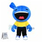 Blue Doll With Crab Claws And 2 Horns On the Head Mascot Cartoon Costume