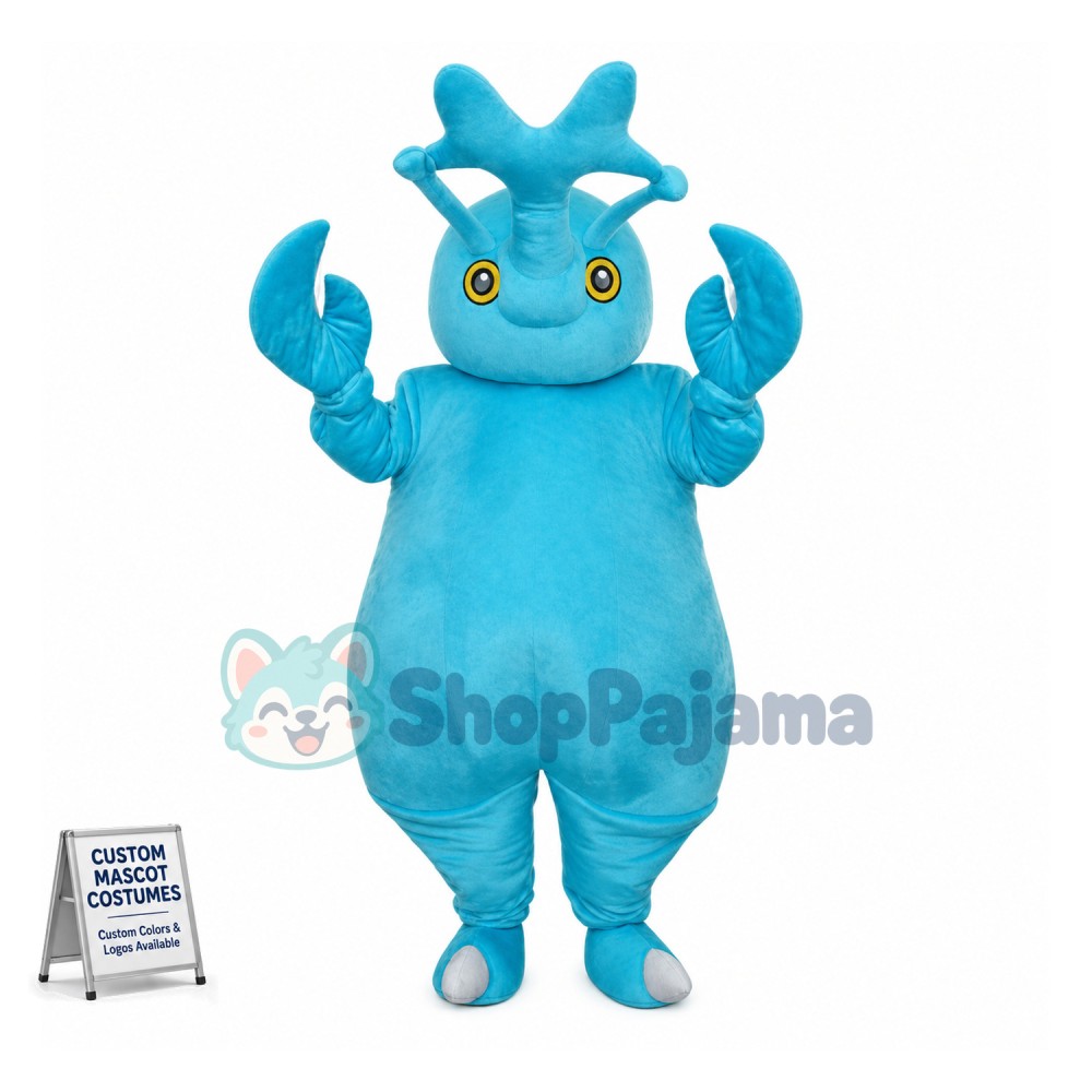 Blue Snout Beetle Mascot Costume	