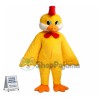 Funny Cartoon Yellow Chicken Mascot Costume	