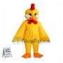 Funny Cartoon Yellow Chicken Mascot Costume	