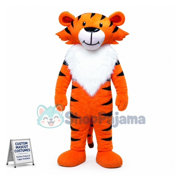 Tiger Cat Mascot Costume