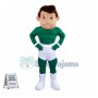 Superhero Man Mascot Costume