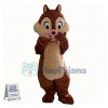 Adventurous Chip the Chipmunk Mascot Cartoon Costume 