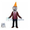Conehead Zombie Mascot Costume	
