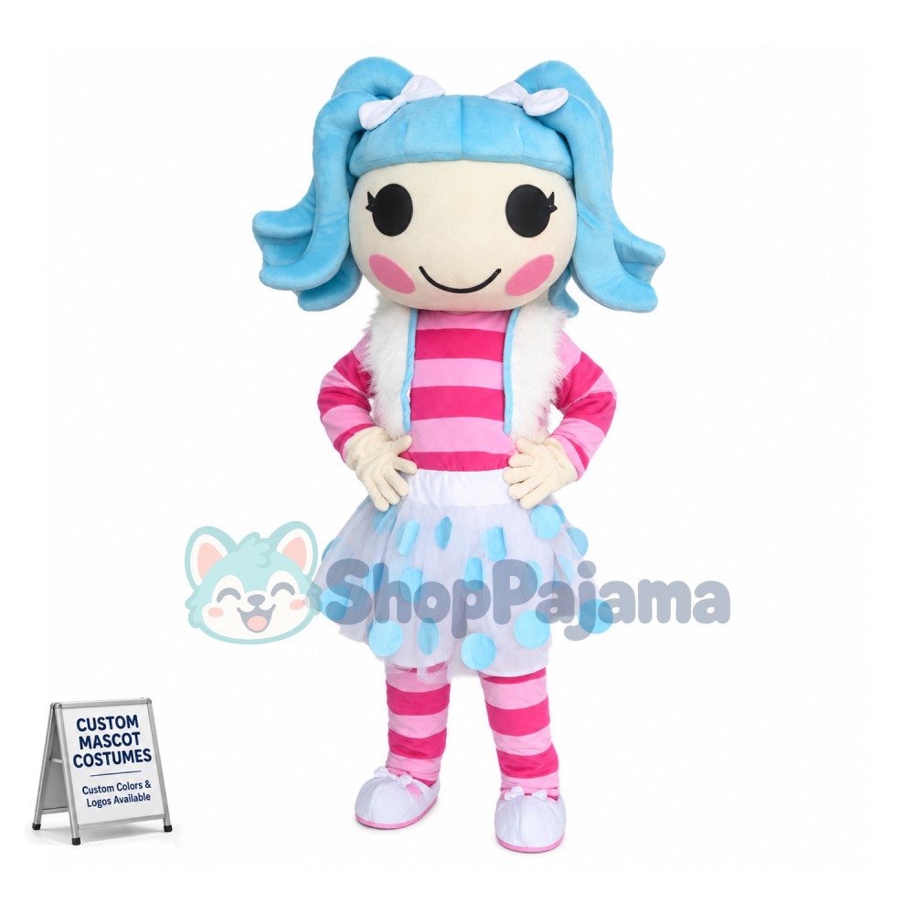 2nd Version Of Enthusiastic Mittens Fluff 'N' Stuff Mascot Costume	
