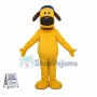 Long-suffering Bitzer the Yellow Sheepdog Mascot Adult Costume 