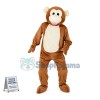 Lively Brown Monkey Mascot Costume 