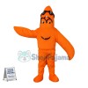 Cool Cartoon Orange Starfish Mascot Costume