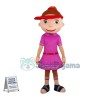 Beautiful Tennis Girl In Uniform Mascot Costume 
