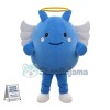 Blue Angle Cartoon Mascot Costume