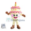 Lightweight Cartoon Double Birthday Cake Mascot Costume 