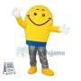 Huge Cartoon Yellow Light Bulb Mascot Costume 