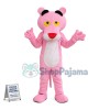Mischievous Pink Panther Mascot Cartoon Character Costume