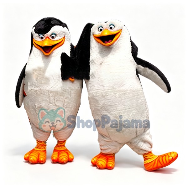 Leader Skipper the Penguin Mascot Costume 