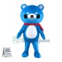 Blue Teddy Bear Cartoon Mascot Costume 