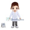 Female Doctor Mascot Costume