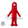 Outgoing Muno the Red Cyclops Mascot Adult Costume 