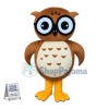 Deluxe Brown Owl Cartoon Mascot Costume