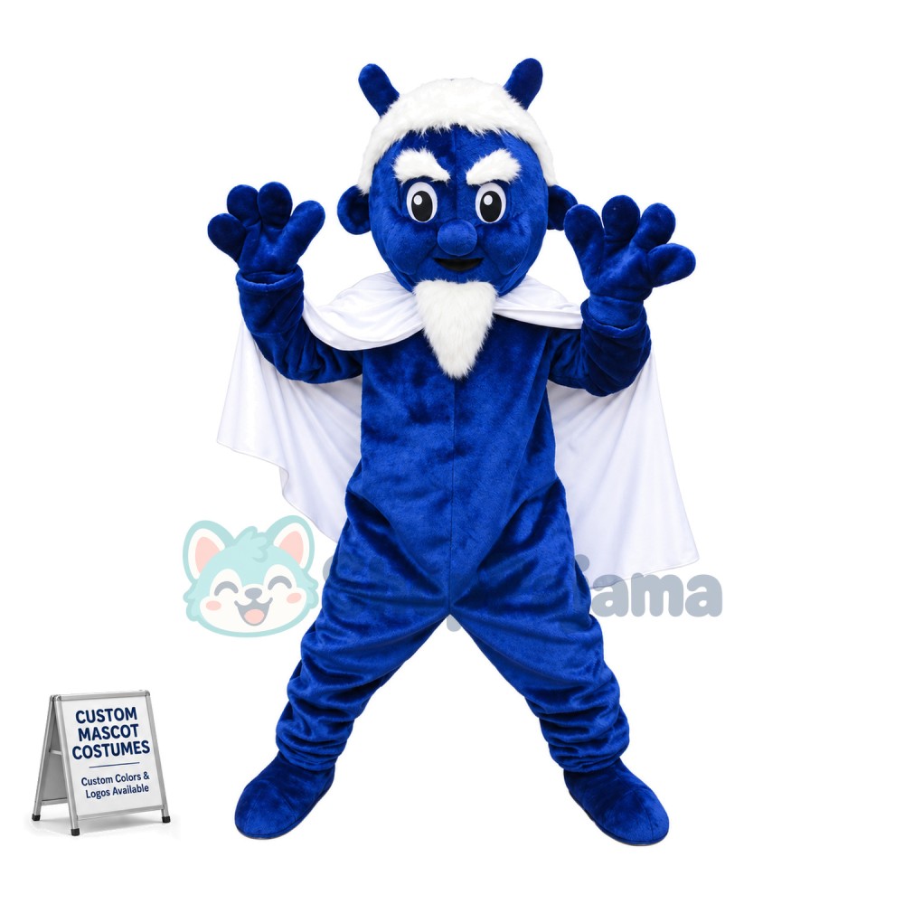 Blue Devil Mascot Costume 