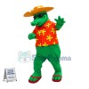 Cool Green Alligator Mascot Costume 