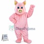 Loose Pink Pig Mascot Adult Plush Costume 