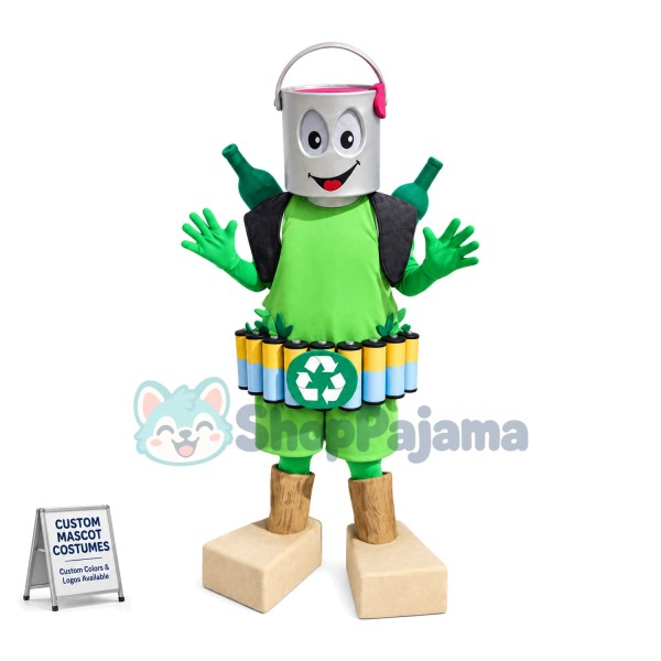 Can Recycling Campaign Mascot Costume	