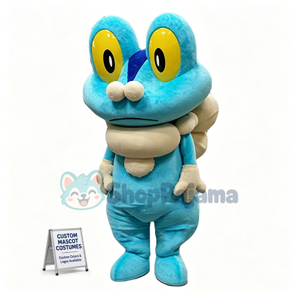 Bubble Frog Froakie Pokemon Mascot Costume 