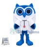 Doctor Blue Owl Mascot Costume 