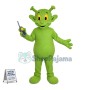 Adult Cartoon Alien Mascot Costume 
